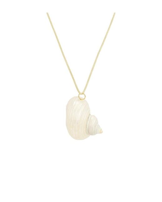 Collier Shell En Anni Lu en coloris White