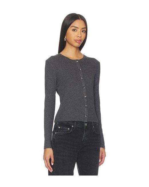 PERFECTWHITETEE Black Maureen Cardigan