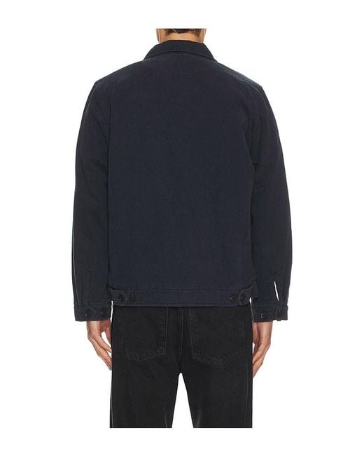 Chaqueta Twill En Color Azul Marino Talla (También En M, S, Xl/1X) Rhythm de hombre de color Blue