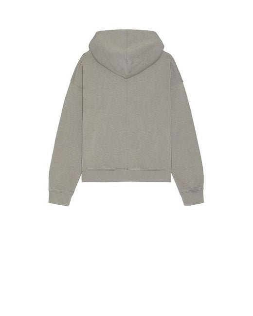 Guess White Garment Dyed Zip Up Hoodie for men