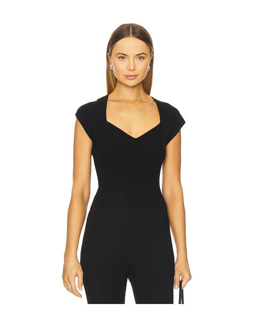 LNA Black Pullover Mit Flügelärmeln Millie