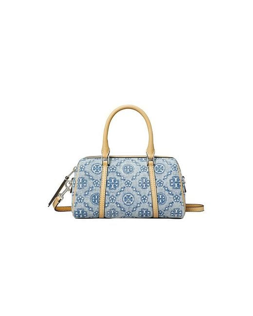 Bolso Barril En Color Bebe Azul Talla Tory Burch de color Blue