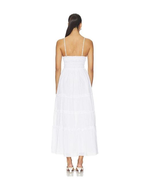 MORE TO COME White Zoe Maxi Dress
