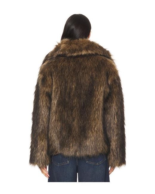 Abrigo Kennedy En Color Marrón Talla (También En Xs, S, M) superdown de color Brown
