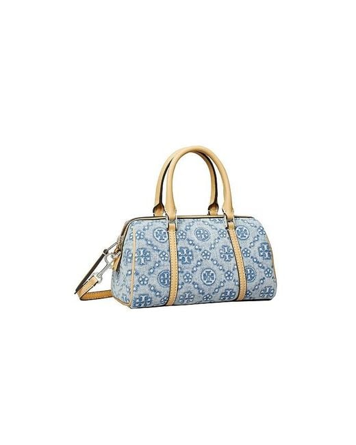 Bolso Barril En Color Bebe Azul Talla Tory Burch de color Blue
