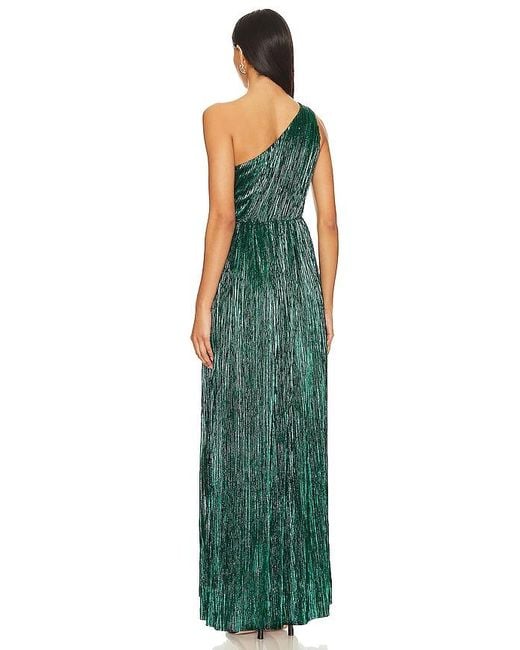 House of Harlow 1960 Green X Revolve Claire Pleated Gown