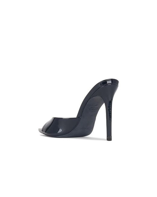 Black Suede Studio Blue Brea Mule