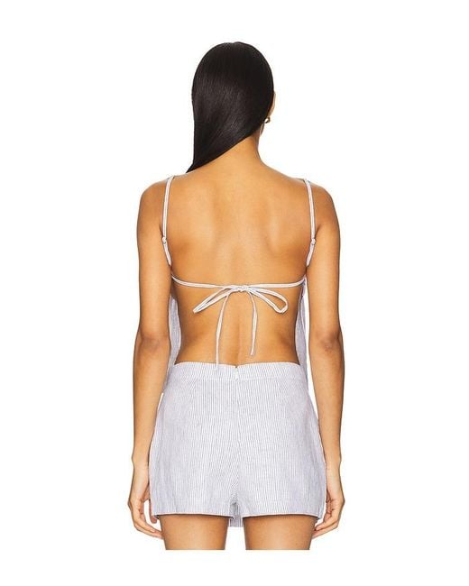 Lovers + Friends White Sonny Top