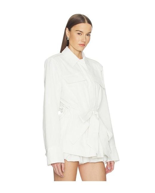 Lovers + Friends White Natalie Jacket