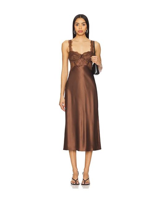 Cami NYC Dress ミディ丈ドレス Multicolor