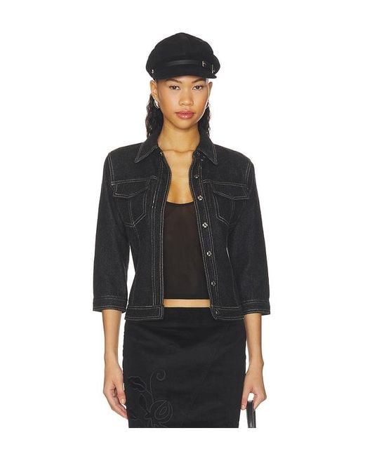 With Jean Black Olivia Jacket