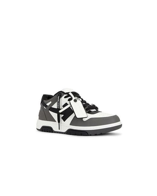 Off-White c/o Virgil Abloh Black Out Of Office Calf Leather Sneaker for men