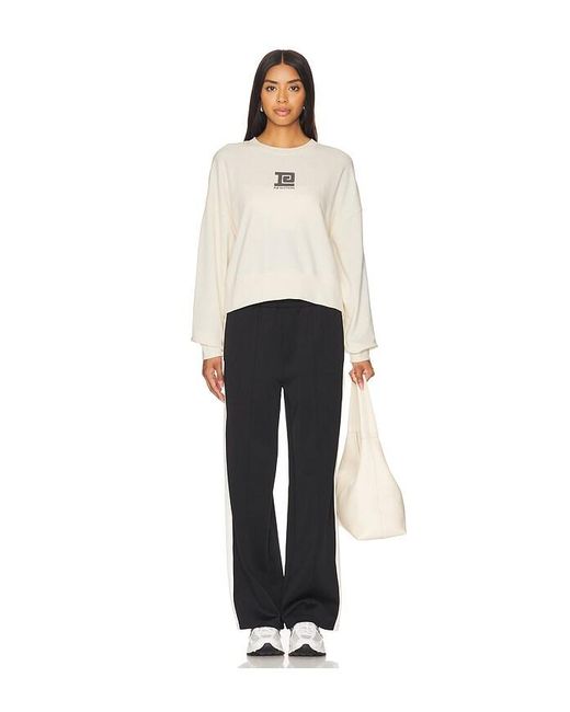 P.E Nation White Medely Sweatshirt