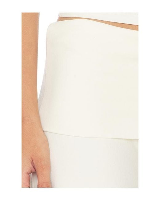 Oddli White Cropped Gaucho