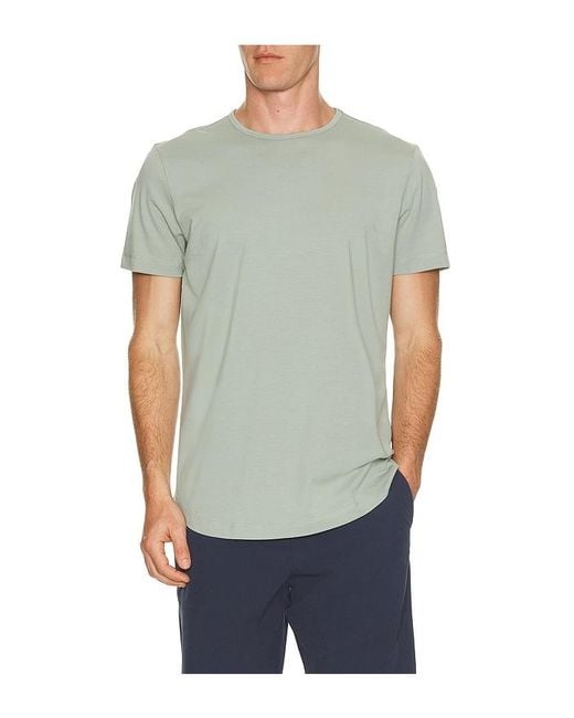 Cuts Multicolor Curve Hem Tee for men