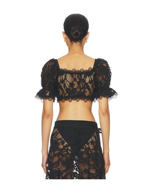 Waimari Black Avril Top
