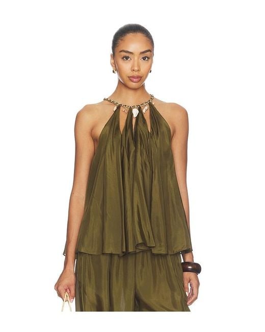 Zimmermann Green Mahon Blouse