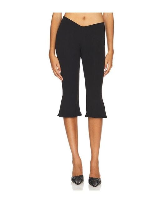 LOBA Black Fontela Capri Pants