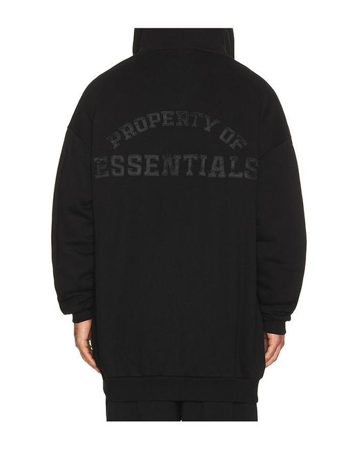 Fear Of God Black Property Lounge Long Zip Hoodie for men