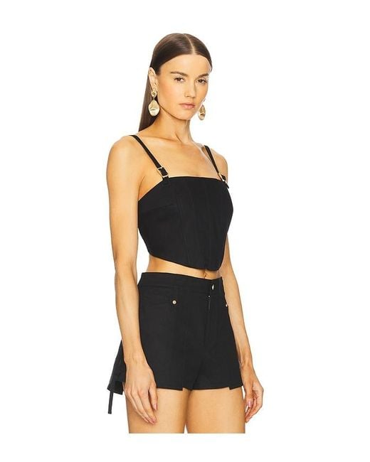 Cult Gaia Black Loren Top