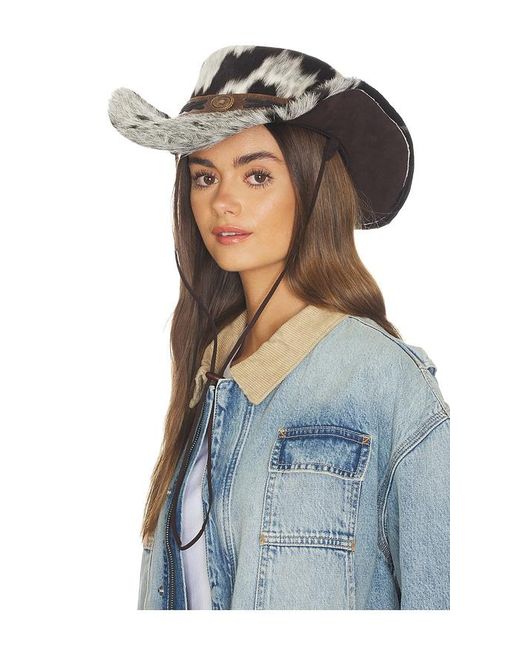 Lamarque Multicolor X Revolve Flynn Cow Hair Cowboy Hat