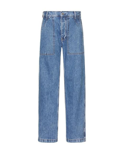 Scotch & Soda Blue The Verve Straight Workwear Jeans for men