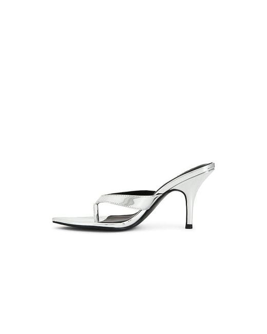 Femme LA White Tokyo Thong Sandal