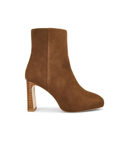 Stuart Weitzman Brown Babette Platform Zip Bootie