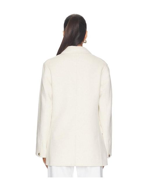 Rag & Bone White Zoe Wool Blazer
