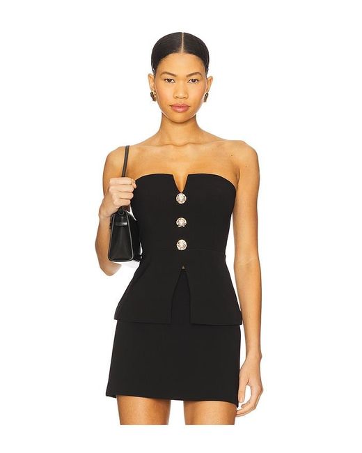 MAJORELLE Black Dahlia Top