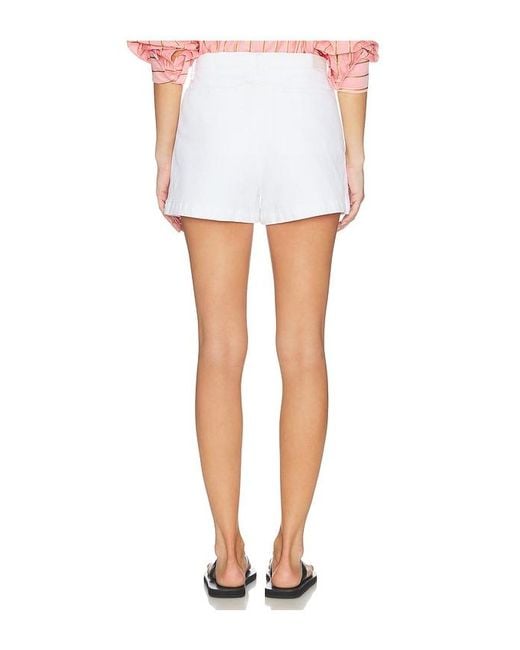 DL1961 White Dl Isabel Pleated Denim Short