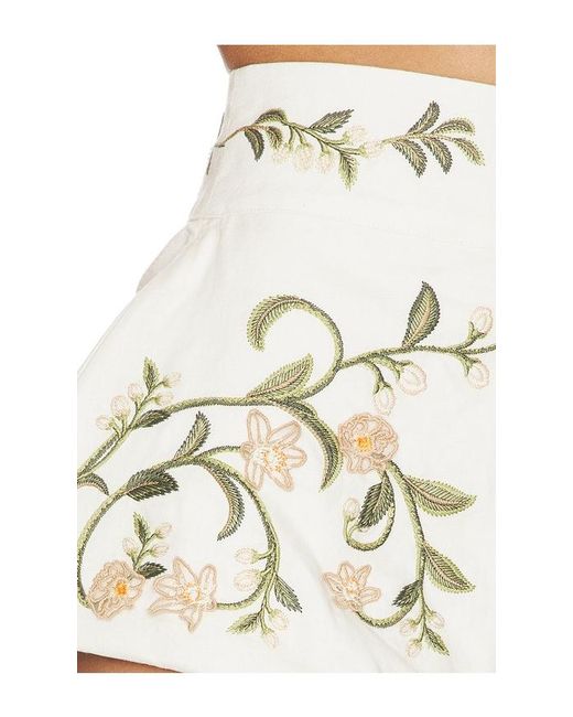 Agua Bendita White Gatti Valle Short