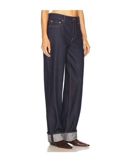 GRLFRND Blue Bella Low Rise Boyfriend