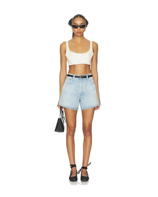 Agolde Blue Leith Short