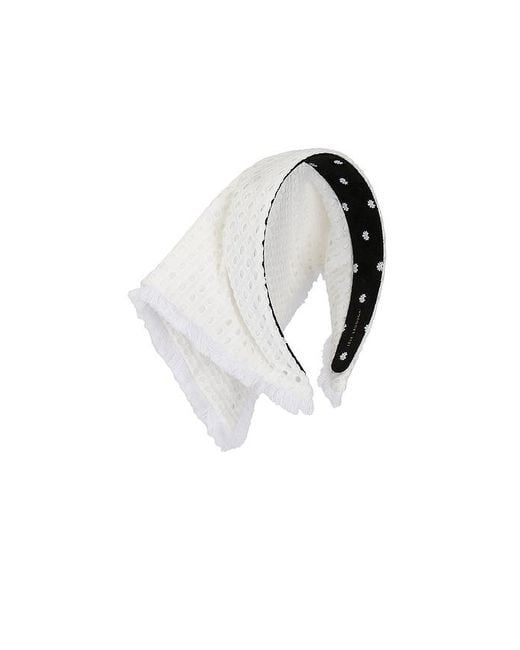 Lele Sadoughi Jackie Handkerchief Headband Natural