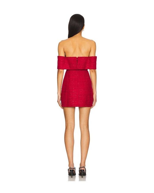 MORE TO COME Red Elyna Mini Dress