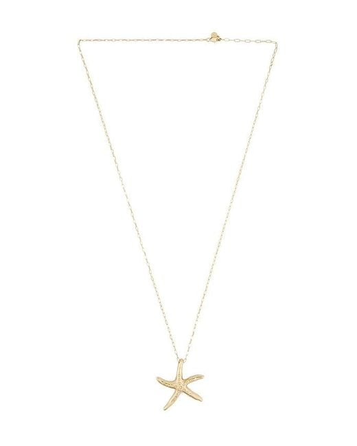 Ettika White Starfish Link Chain Necklace