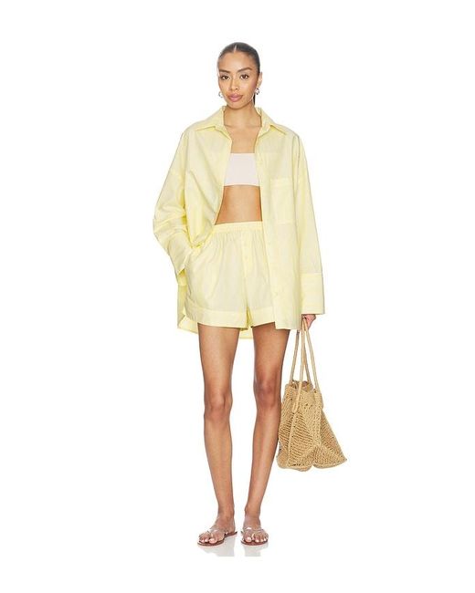 Faithfull The Brand Yellow Clemente Shirt