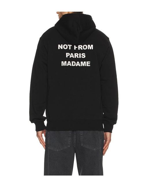 Drole de Monsieur Black DrÔLe De Monsieur Le Hoodie Slogan for men