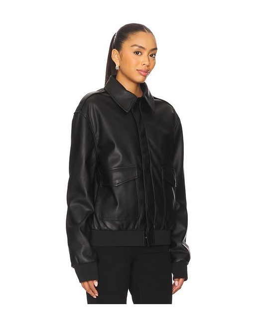 ALL THE WAYS Black Tessa Faux Leather Jacket