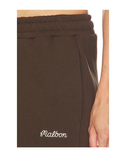 Malbon Brown Sabine Diamond Sweatpant