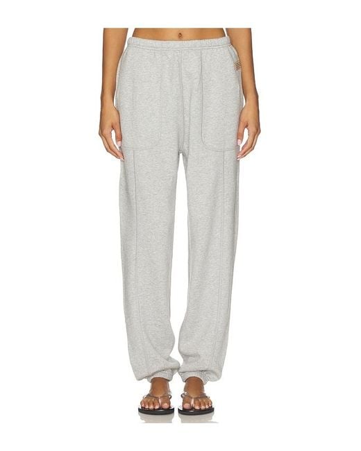 Lunya White Silksweats Midweight Reversible Seamed Jogger