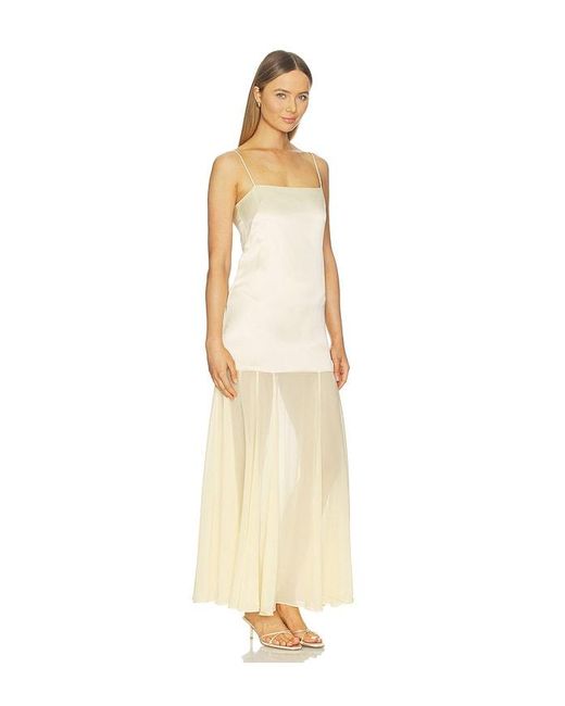 sachin and babi light blue dress Butter Yellow Drop Waist Dresses