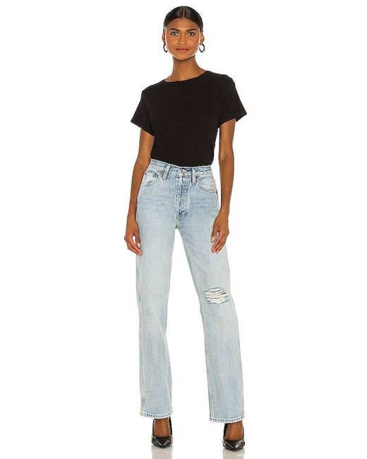 Re/done Black X Hanes The Classic Tee