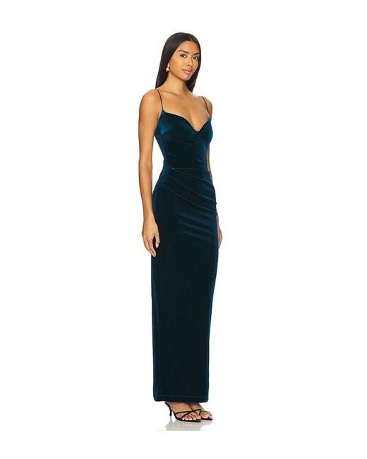 Nookie Blue Mystery Maxi Dress