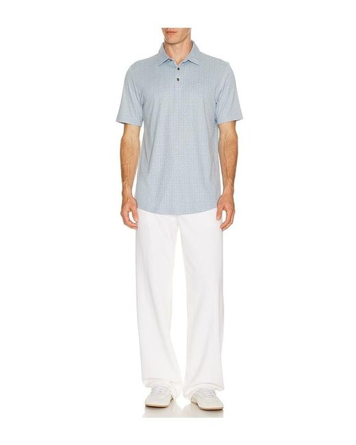 Travis Mathew Blue Cabana Polo for men