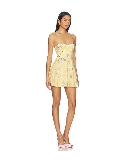 MAJORELLE Natural Maizie Mini Dress