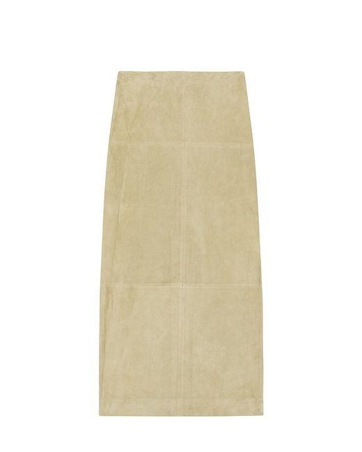 SRG Green Sonya Suede Skirt