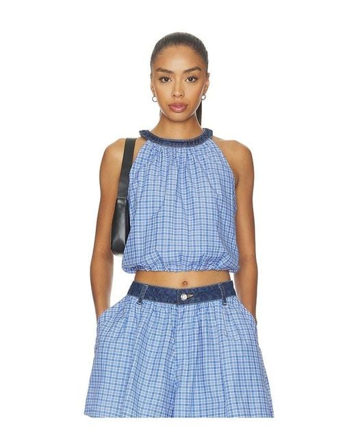 Cinq À Sept Blue Cassidi Top