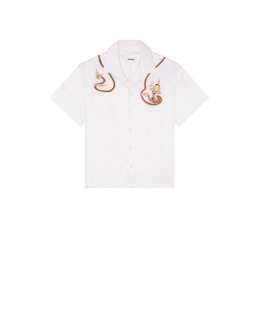 Sanēa Natural Naka Silk Shirt for men